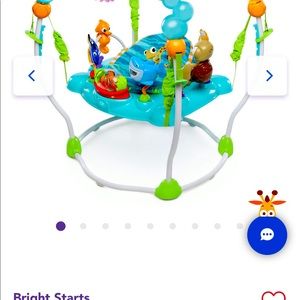 Bright starts Disney nemo a bouncer jumperoo $50